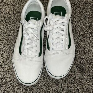 Vans Women's Sneakers - White and Green